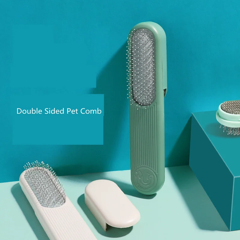 

Dog Supplies Double Sides Dog Cat Comb Pet Puppy Brush Pet Fur Grooming Tool for Long & Short Hair Dogs Pet Supplies
