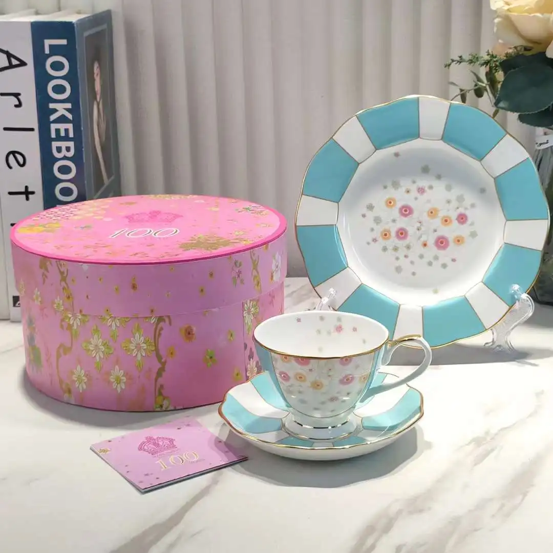Afternoon Tea Coffee Cup Dish Gift Box