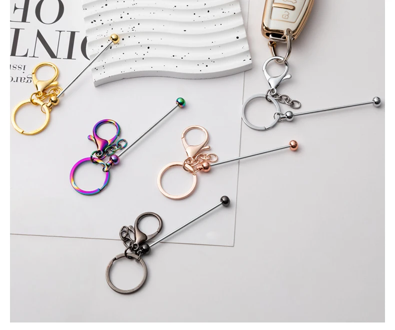 

100pcs gold and 100pcs silver keychain