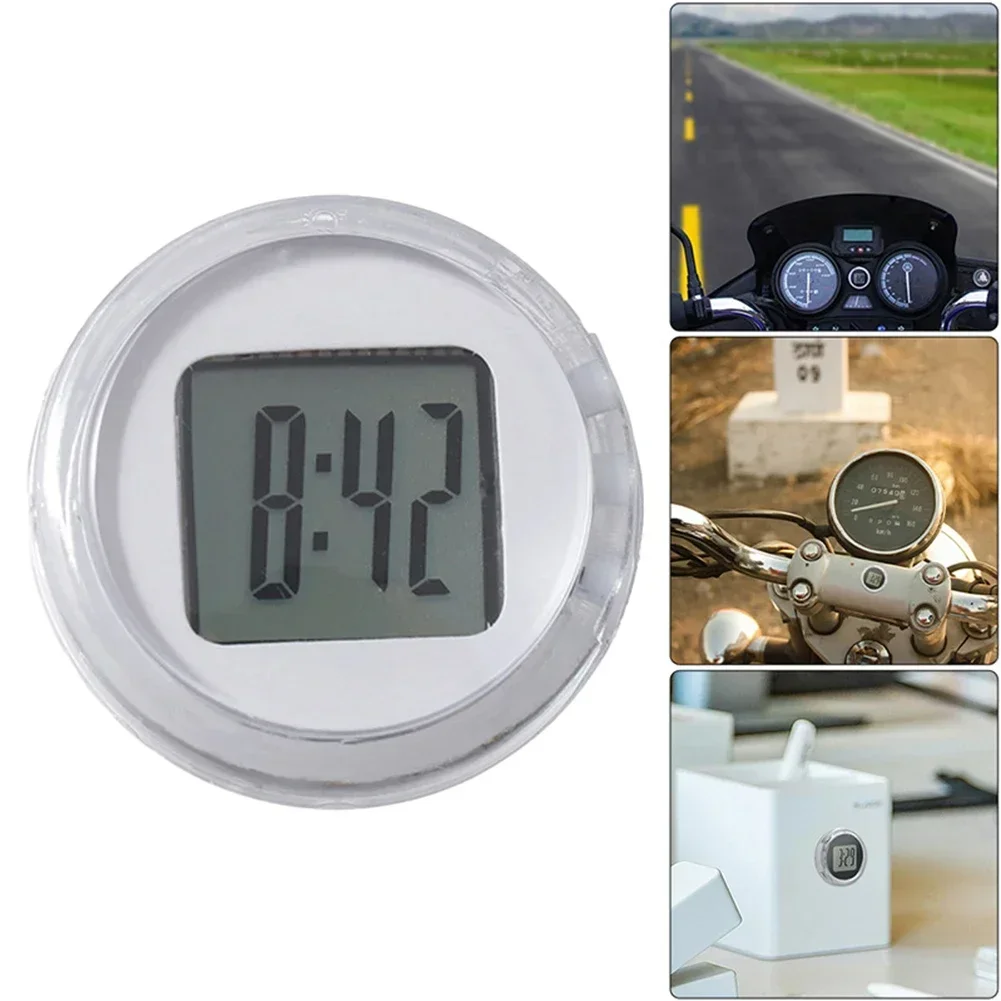 1 шт. электронные часы мини мотоцикл велосипед липкий цифровой дисплей