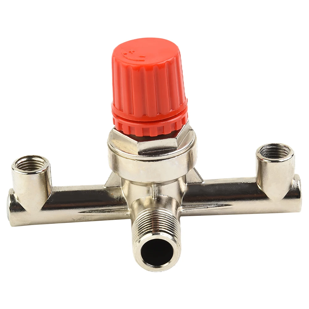 

Durable Air Compressor Tool Adjustable Alloy Outlet Tube Easy To Install Easy To Use Practical Regulator Valve