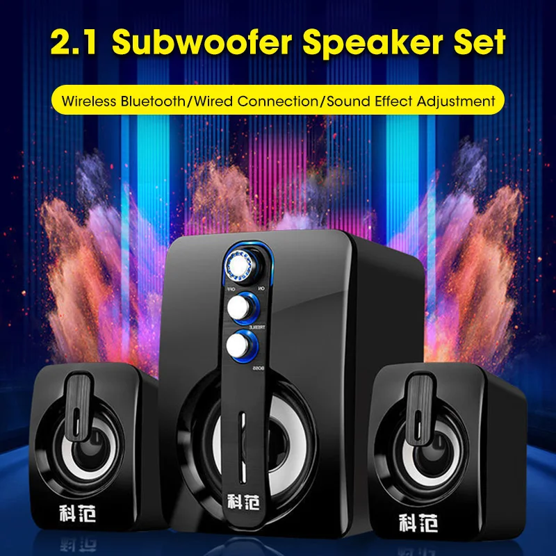 3d surround lossless audio desktop computer high quality high bass bluetooth small speaker home office wired notebook genera free global shipping