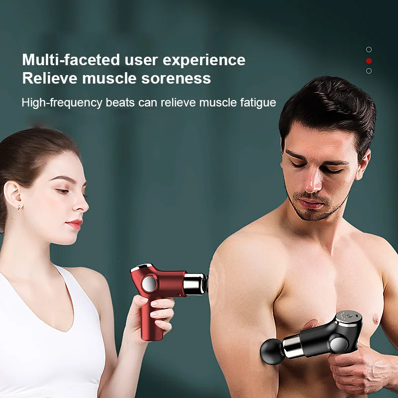 

Electric Massage Gun Fascia Gun Deep Tissue Neck Body Back Muscle Massager Relaxation Pain Relief Exercise Deep Tissue RELAX