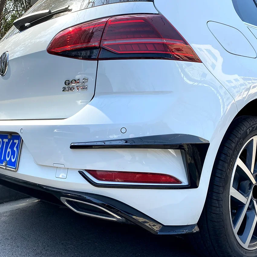 Для VW Golf 7 7.5 7R 7.5R GTI GTD VII MK7R MK7.5 R400 2013-2019 задний бампер боковой Canard диффузор сплиттер
