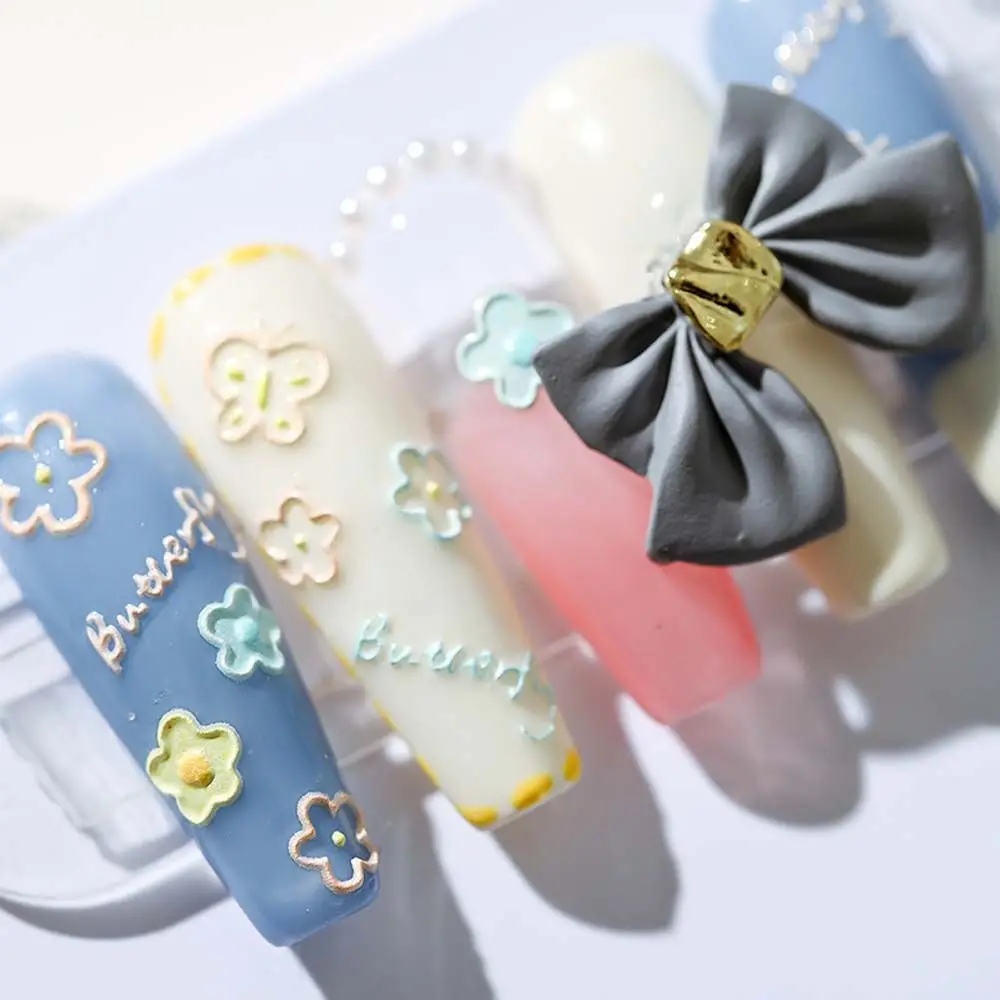 

Summer Fruits 5D Carved Nail Art Sticker Fruit Flower Butterfly Water Embossed Decal Slider for Nail Art DIY Nail Art Decoration