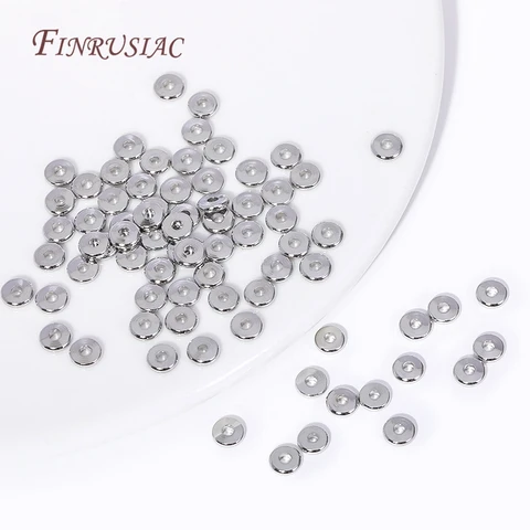 Позолоченные металлические разделители для бусин FINRUSIAC 50 шт