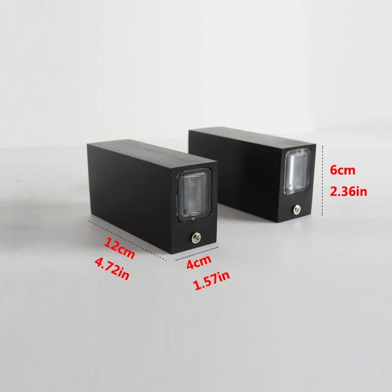 Серебристый алюминиевый уличный светильник COB 6 Вт наружное освещение