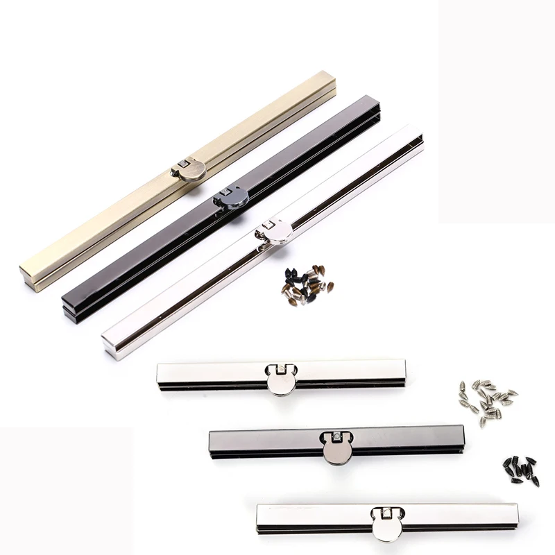 Wholesale 19cm/11.5cm Women Clutch Wallet Frame for Bags Accessories DIY Metal Purse Frame For Wallet