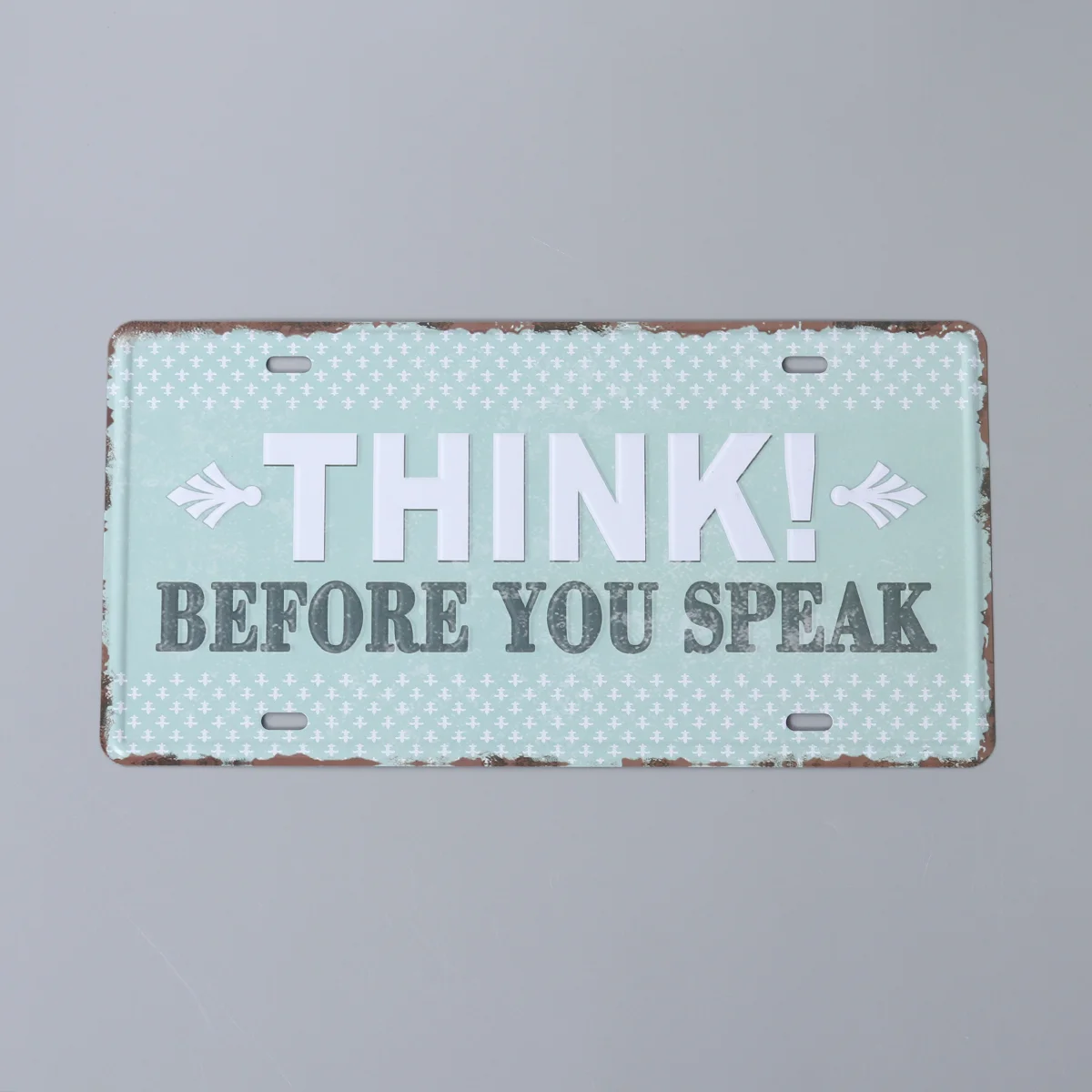 

1pc Painting Metal Vintage Decorative Tin Iron Signs for Wall Bar Coffee Shop Home