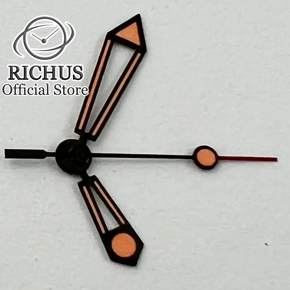 Зеленые светящиеся стрелки для часов NH35 NH36 ETA 2836 2824 Miyota 8205 8215 821A Mingzhu DG2813 3804