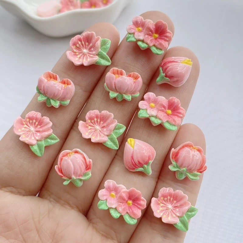 Мини-цветы из смолы для украшений TSXJY