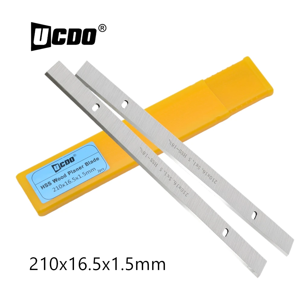 

Строгальное лезвие UCDO 8 "из быстрорежущей стали 210x16,5x1,5 мм, деревообрабатывающий нож для Scheppach Einhell Erbauer Titan, аксессуары для электроинструментов