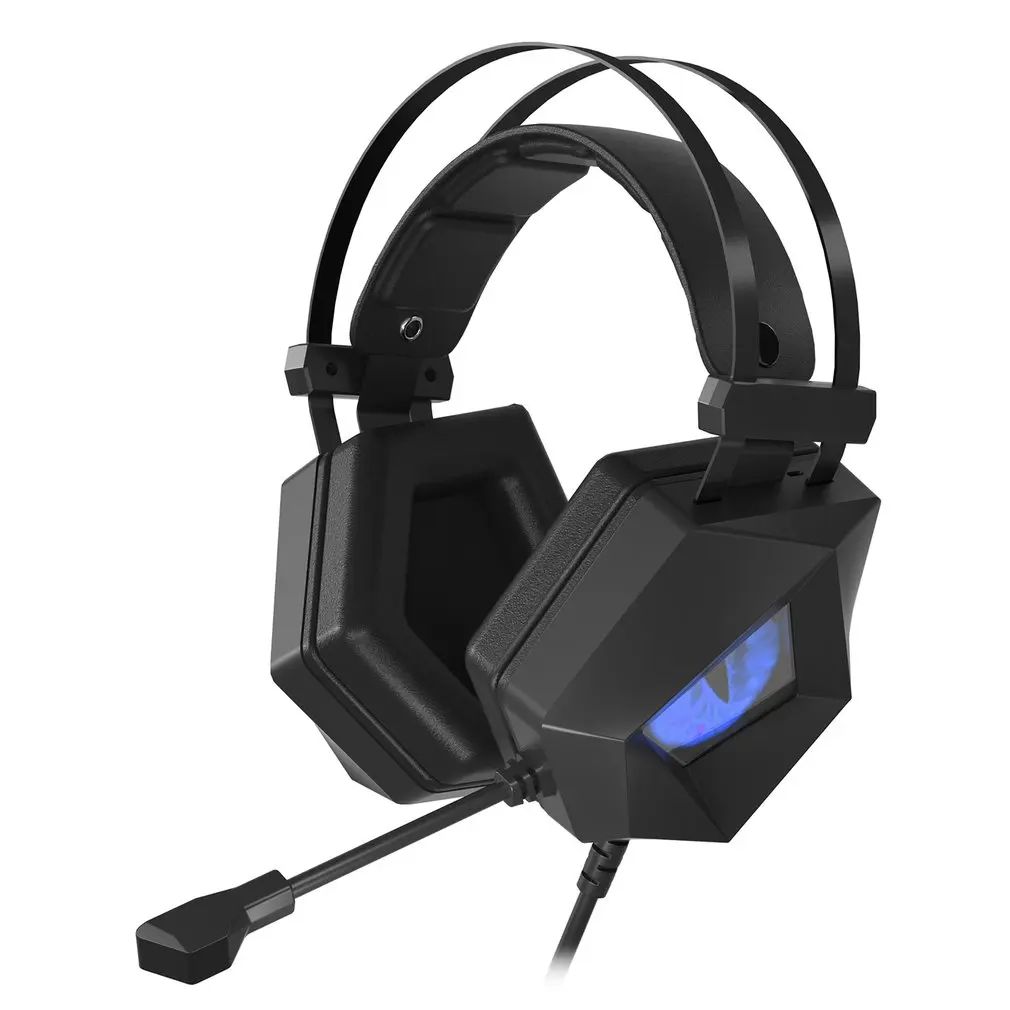 

Headset Computer Game Headset Desktop Notebook Luminous Wired Internet Cafe E-sports Durable Headset