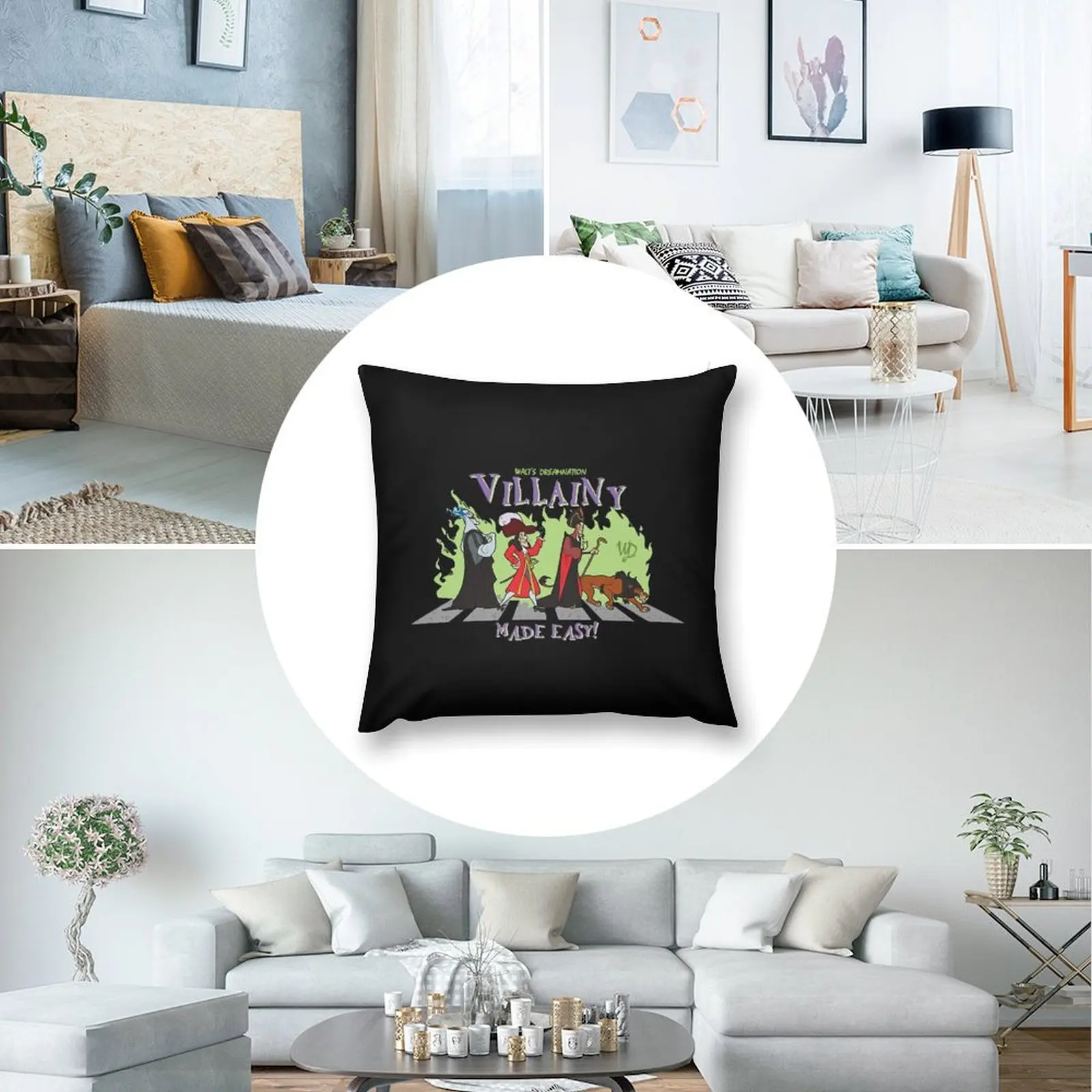 Виллейн сделано легко! Диванная подушка подушки эстетическая Прямоугольная