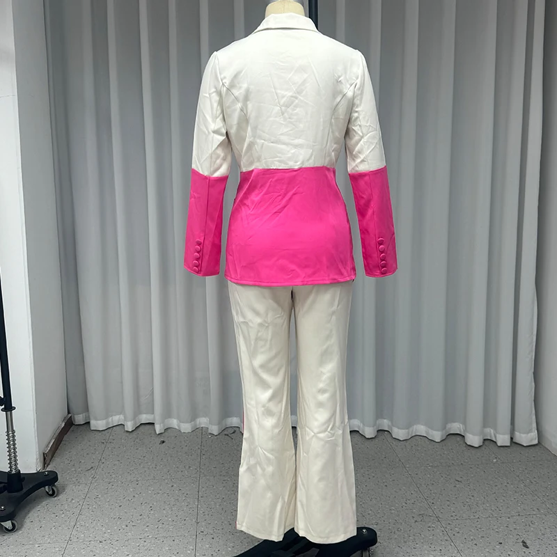 Wefads Осенний комплект из двух предметов женский офисный модный с длинными