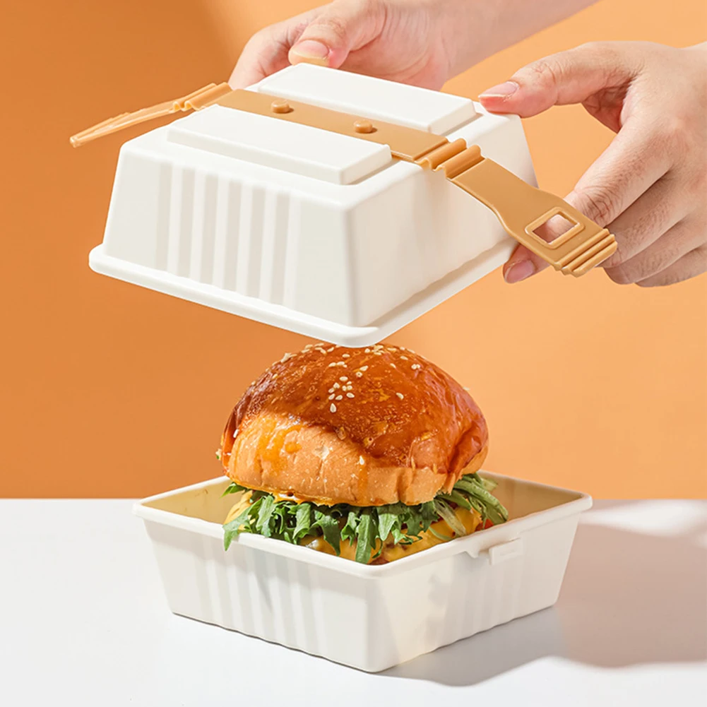 

Disposable Bento Food Containers Baking Dessert Cake Bowl Packaging Burger Snack Boxes Microwavable Home Lunchbox box for food