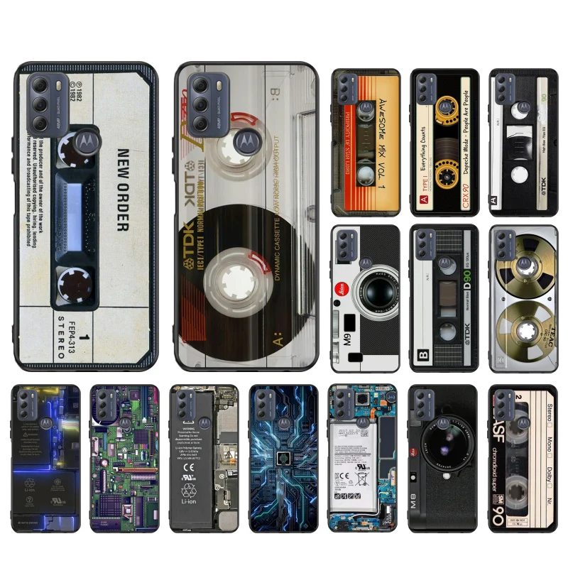 

Retro Vintage Camera Tape Phone Case for Motorola Moto G7 G8 G9 Play G7 Power G8 Plus G30 G10 G100 G60 G20 G Stylus G Pure