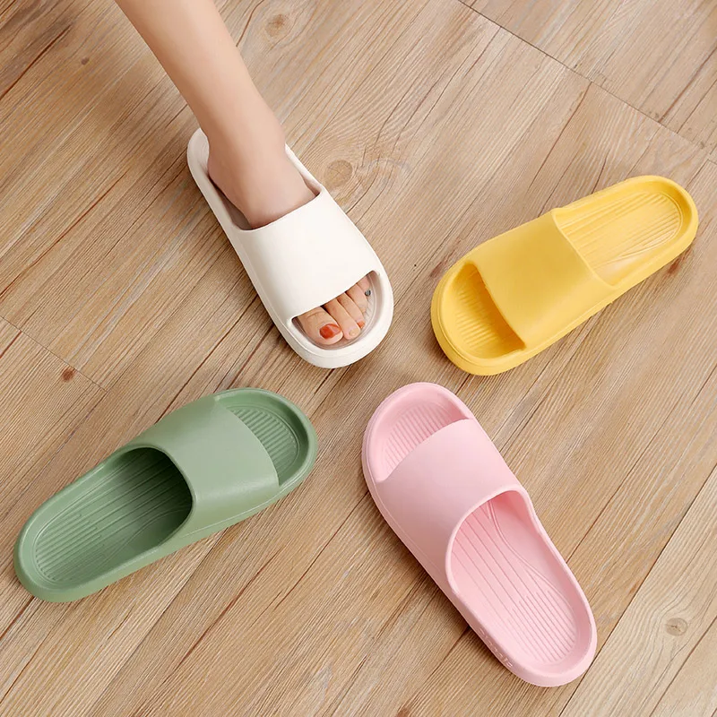

2022 Sandalias For Girl Home sandals Summer Man Women Flip Flops Soft Slippers Beach Couple Non-slip Unisex Pillow Slides