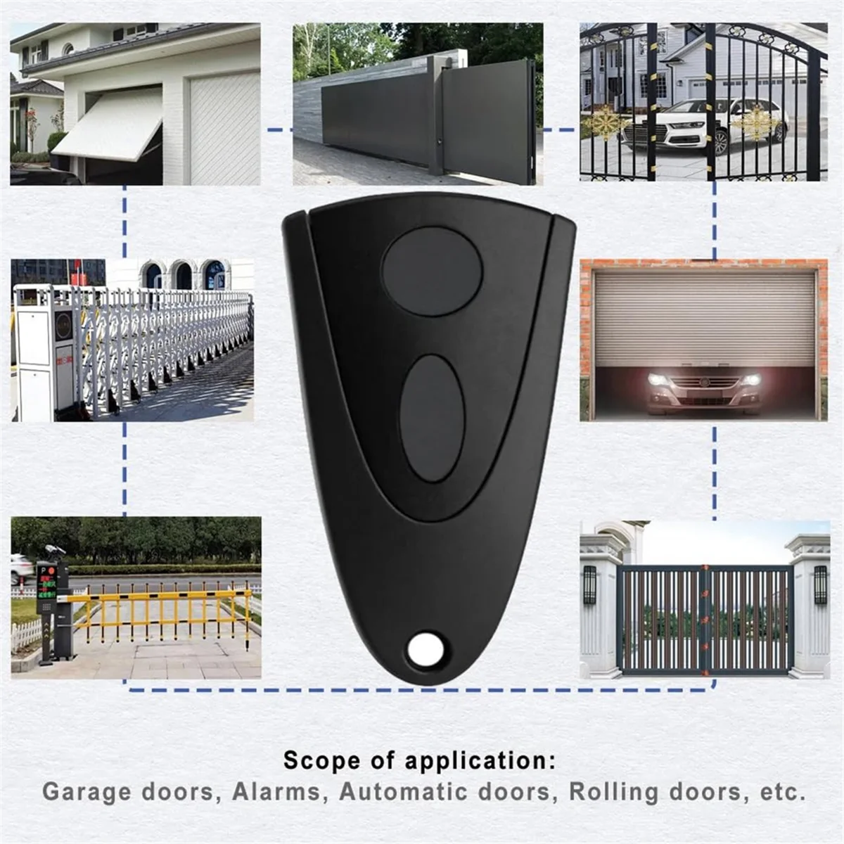 433Mhz Открыватель гаражных дверей для Novoferm Tormatic Novotron 502 MAX43-2 / 512 MIX43-2 пульт