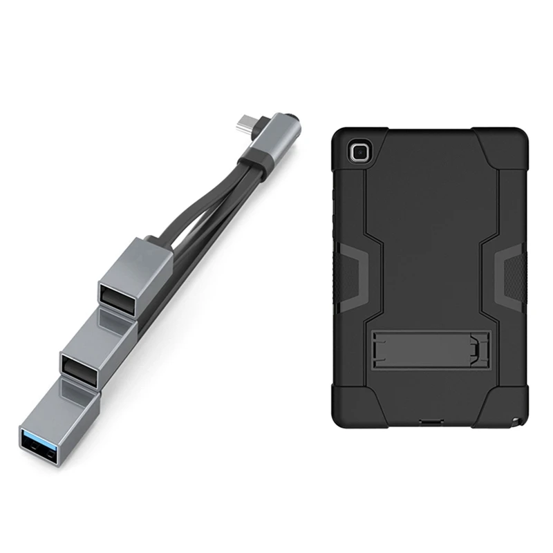 

Otg кабель Type-C один для трех втулок с защитным чехлом для планшета Samsung Galaxy Tab A7 T500 T505