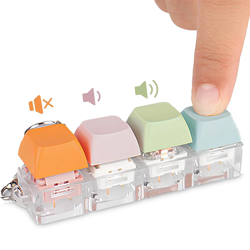 Профессиональная клавиатура-брелок для снятия стресса