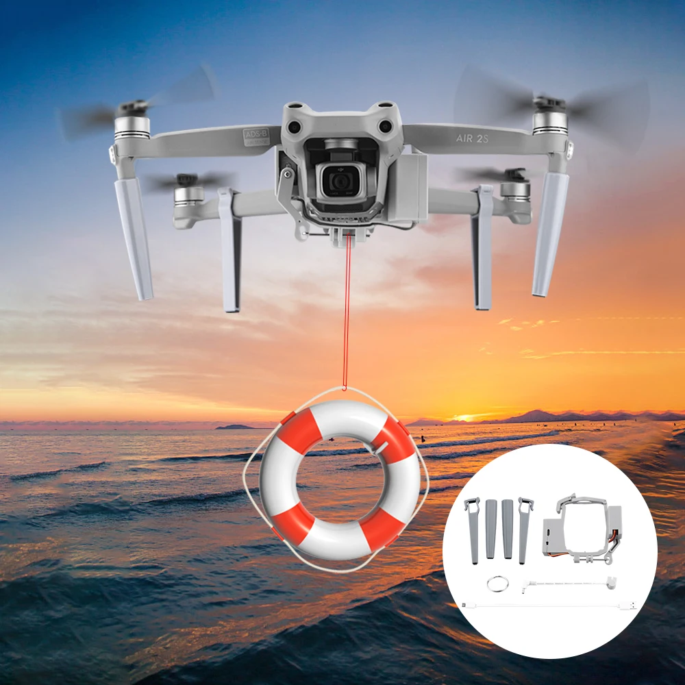Sistema lanzador de drones para DJI Mavic 3/2 Pro Zoom/AIR 2/2S/Mini 2/Mini 3 Pro, cebo de pesca, anillo de boda, regalo, lanzamiento de gancho