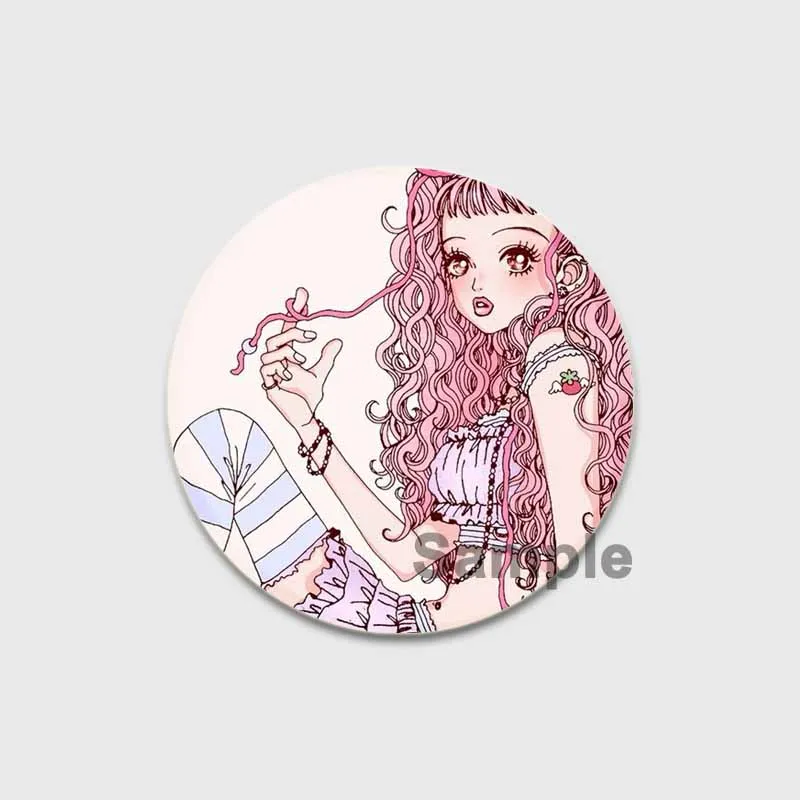 

Пластиковые аниме райский поцелуй броши 32/44/58 мм