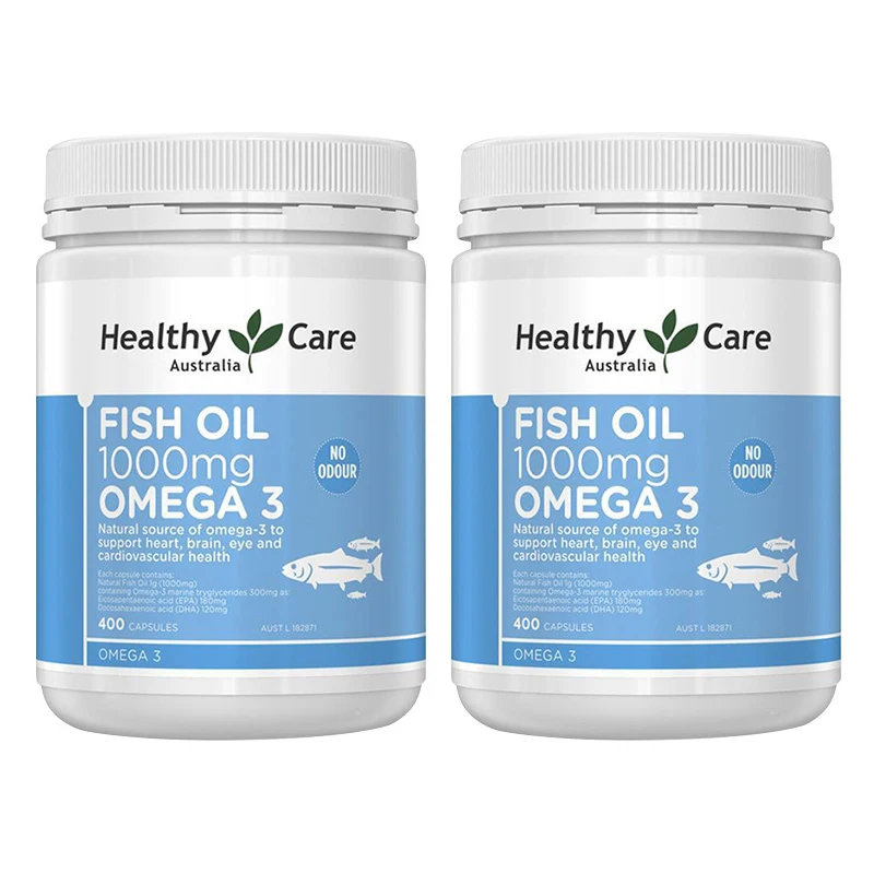 

2 Bottle deep-sea fish oil fish oil soft capsule Australian cod liver oil omega3 middle-aged and elderly health care products