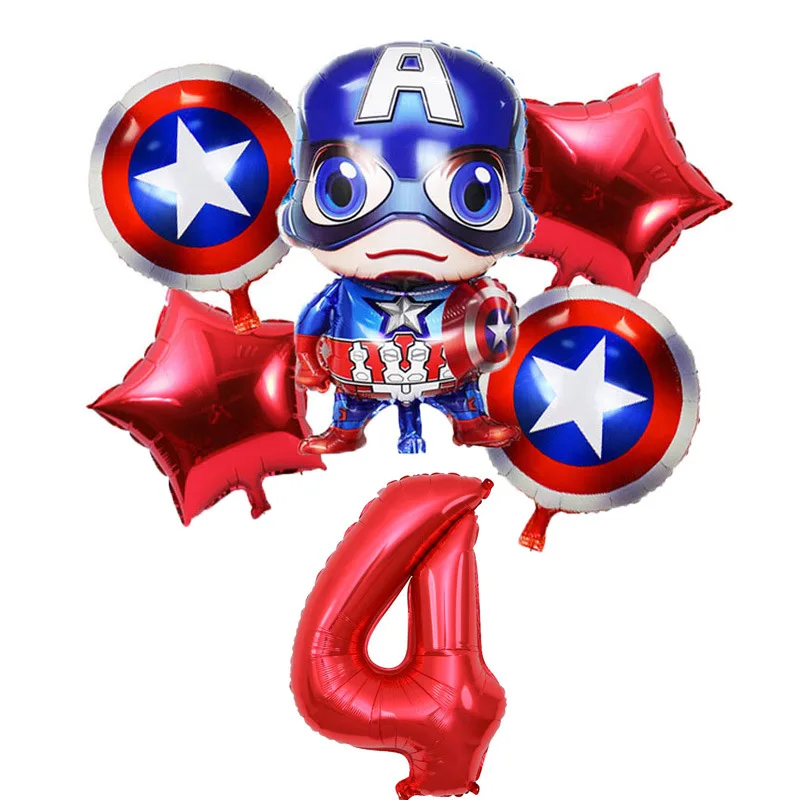 Набор воздушных шаров из алюминиевой пленки Человек-паук |