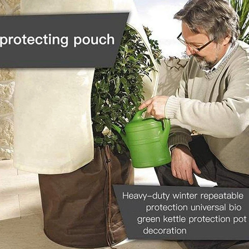 Зимняя Герметичная сумка для растений в горшке теплая сосков цветочный горшок