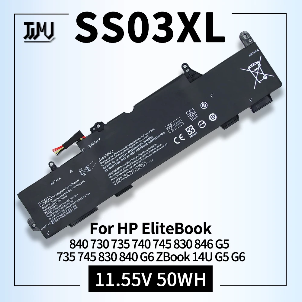 

Аккумулятор SS03XL 933321-855 для ноутбука HP EliteBook 840 G5 G6 730 735 740 745 830 G5 846 735 745 G6 ZBook 14U G5 G6