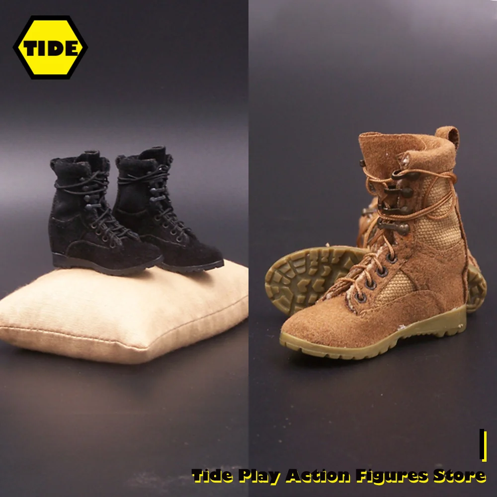 

1/6 Female Soldier Figure VM-002 VM-003 Sand/Black Color Desert Combat Boots for 12 inches women Body model accessory