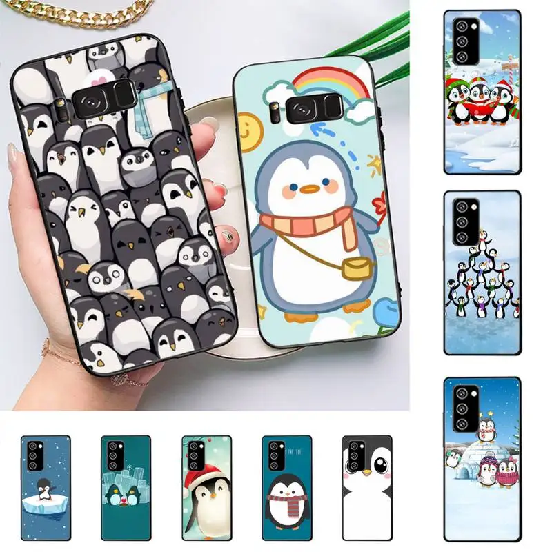 

Cute Lovely Penguin Phone Case For Samsung Galaxy Note 10Pro Note 20ultra cover for note20 note 10lite M30S Back Coque