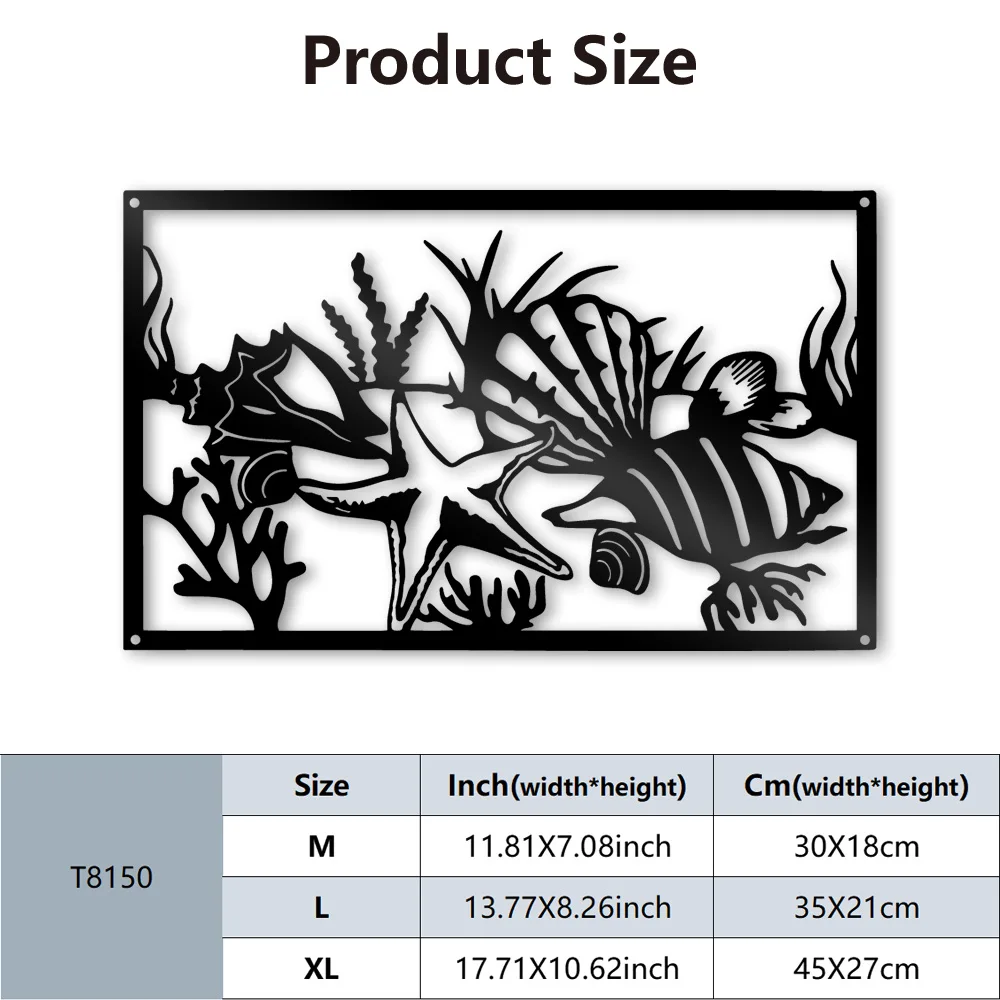 Черная Металлическая Настенная Табличка Для Подводной Лодки С 3D Вырезом В