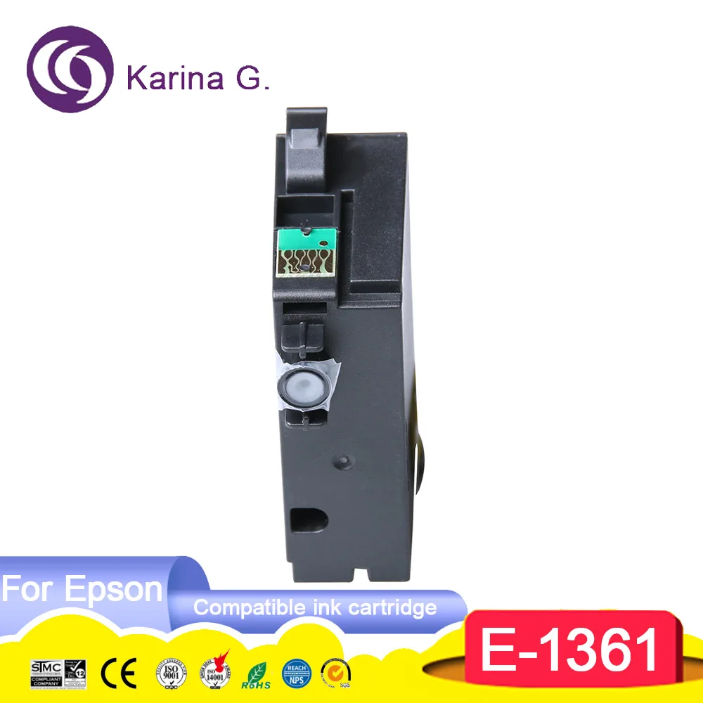 T1361 T-1361 T136 136 черный совместимый картридж премиум-класса для принтера Epson Workforce K201