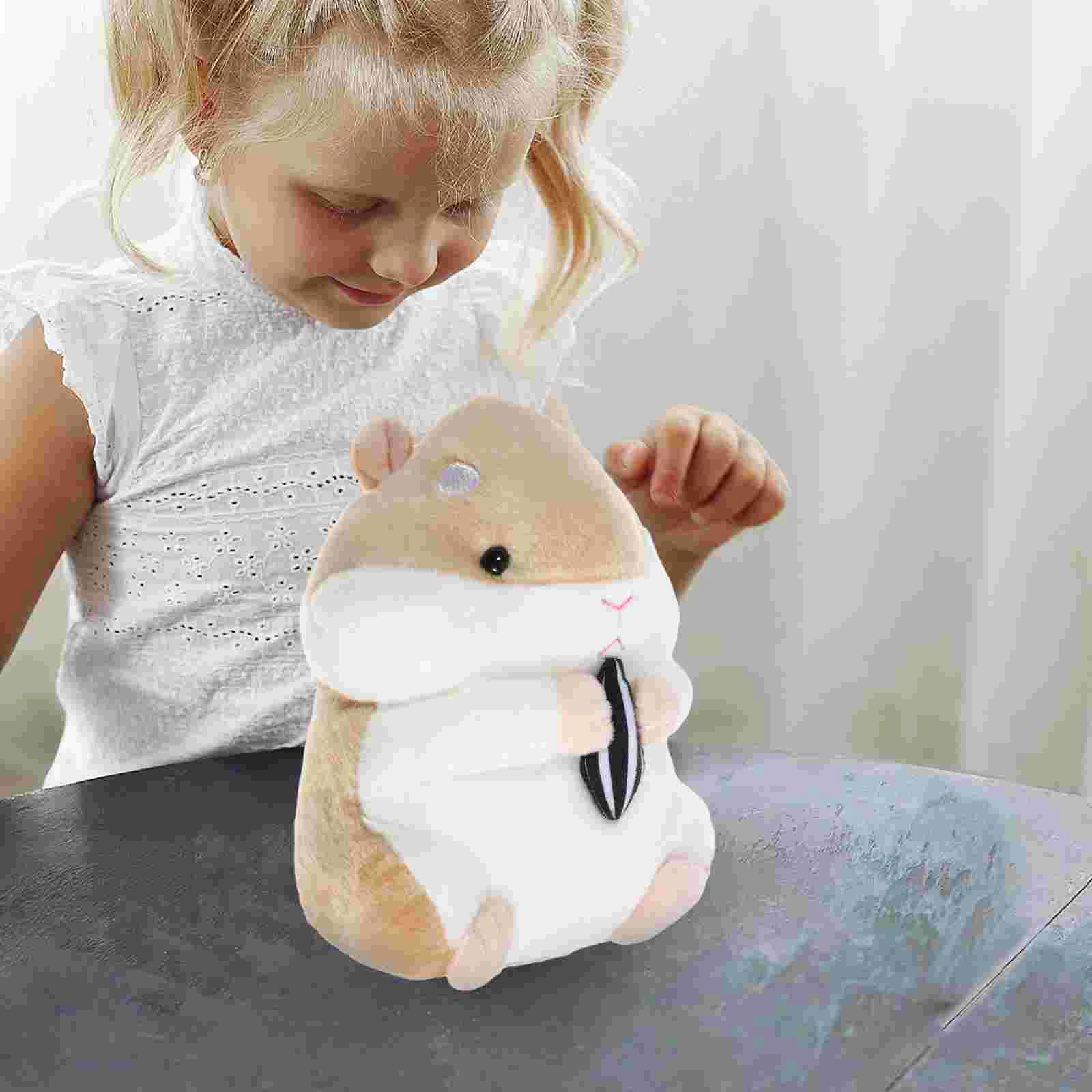 Мягкая плюшевая игрушка-симулятор хомяка очаровательная игрушка с героями