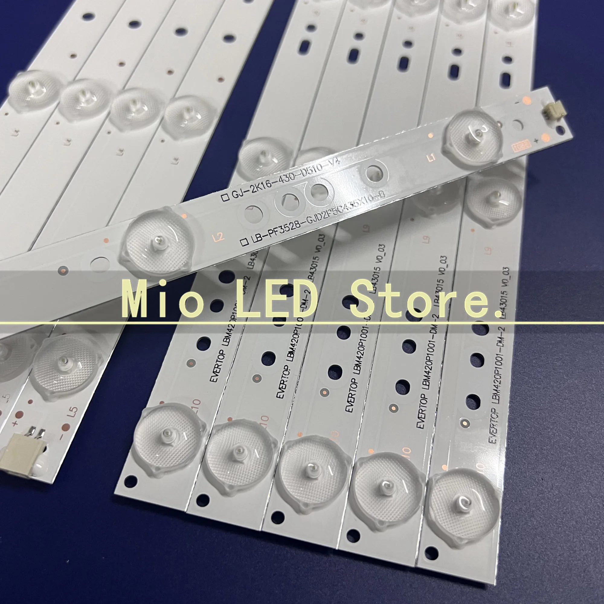 LED Backlight strip 10 Lamp 43pfg5000 43PFG5100 Aoc Le43d1452 Le43s5760 Le43d1442 le43s5970 LE43S5977 43pfg5102/78