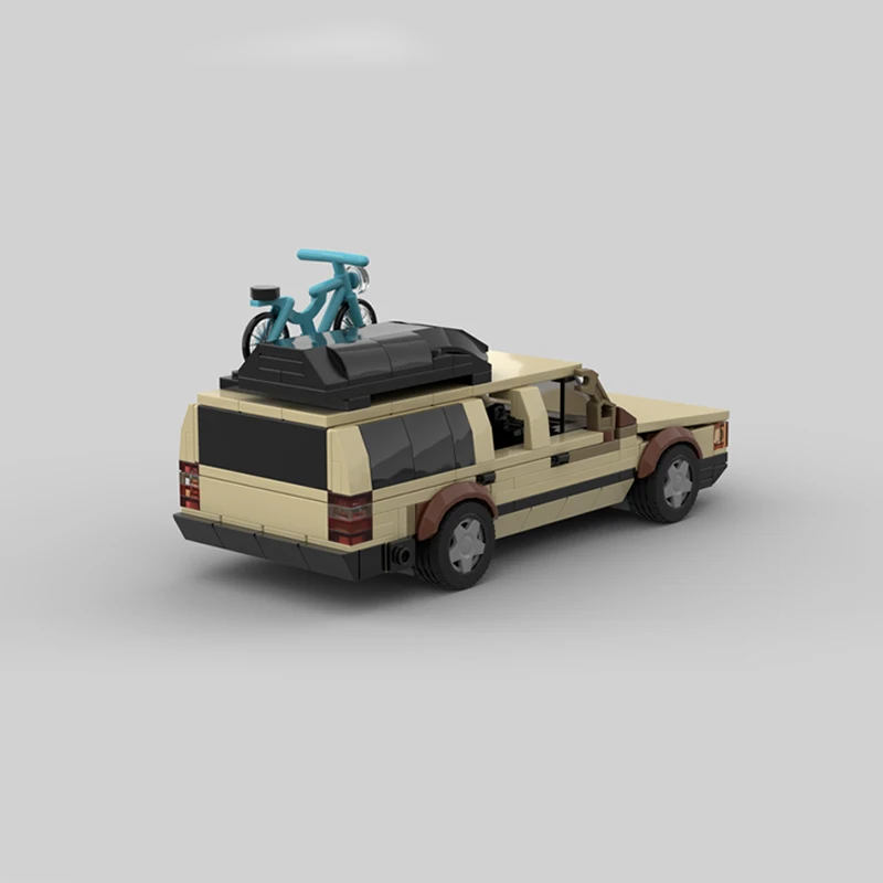 Фото 270 шт. MOC City Champions Vovo 740 Wagon Модель из строительных блоков, коллекция идей, художественные кирпичики, DIY, креативный декор, подарок на день рождения, поделка №3