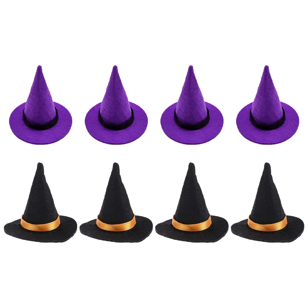 8 шт. мини-шляпа ведьмы многофункциональная милая очаровательная поделка на