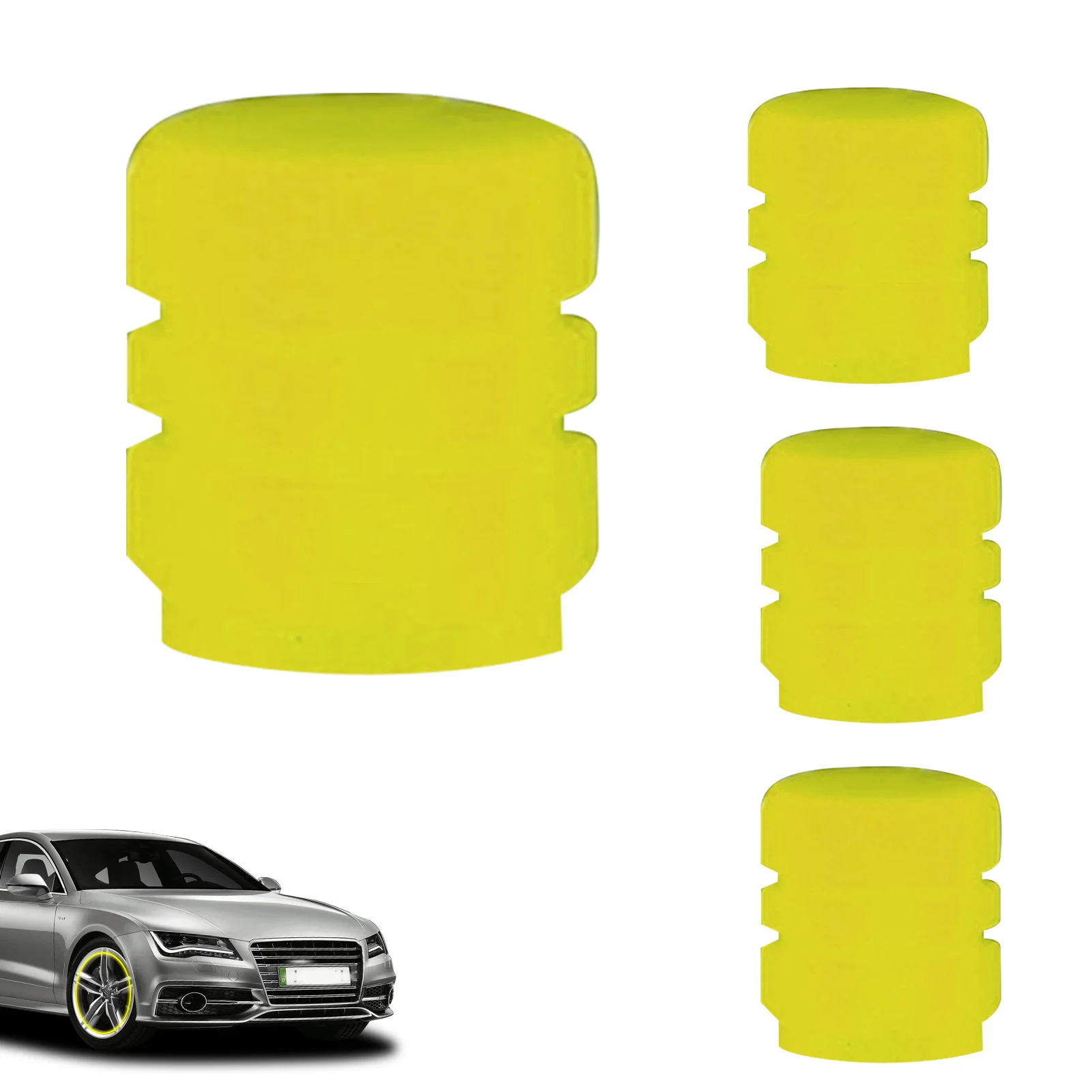 

Fluorescent Tire Valve Caps Fluorescent Tire Caps Glowing Tire Valve Stem Caps Universal Car Decoration Accessories Car Wheel