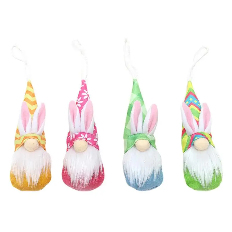

Easter Faceless Gnomes Doll Hanging Pendant Bunny Gnomes Pendant Decorations Easter Gnome Plush Pendant Doll Gift Decorations