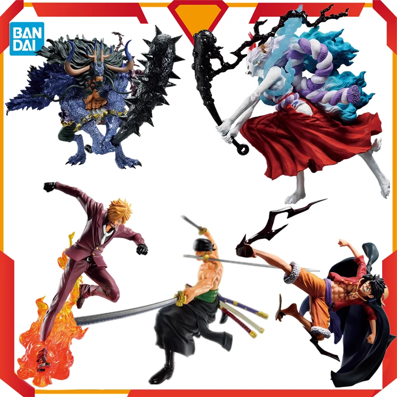 Оригинальный оригинальный аниме Bandai Ichiban Kuji TREASURE круиз Kaidou Yamato Luffy, фигурки, игрушки
