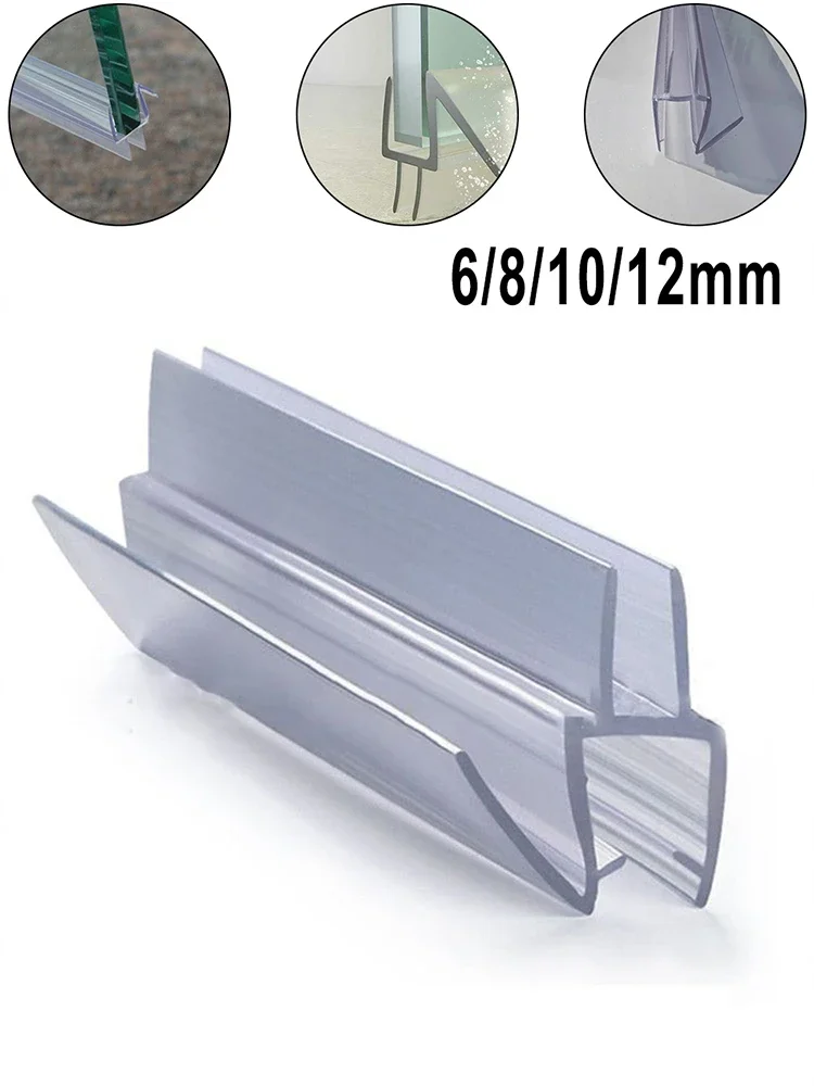 Уплотнитель для душа прозрачный 6/8/10/12 мм 2 шт.