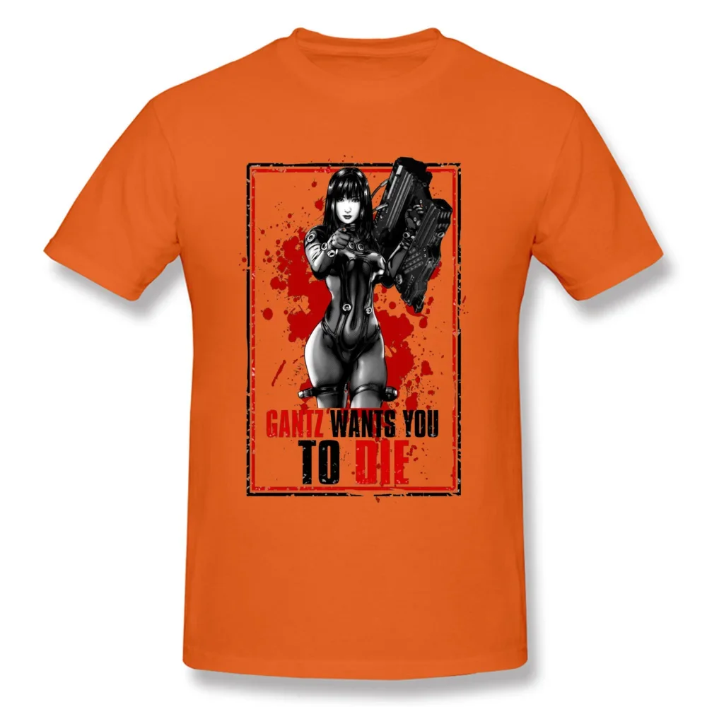 Футболка для взрослых и мужчин футболки с аниме Gantz Needs Blood студенческие новинка