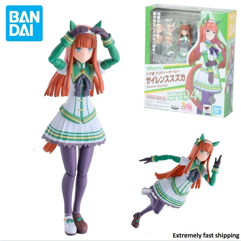 В наличии оригинальная фигурка Bandai S.H.Figuarts Pretty Derby Silence Suzuka аниме-модель игрушка