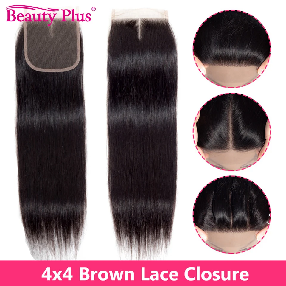 Chiusura In Pizzo Dritto Brasiliano 4X4 Chiusura In Pizzo Svizzero Marrone Chiaro Chiusura In Pizzo Frontale In Pizzo 4X4 Puro-22