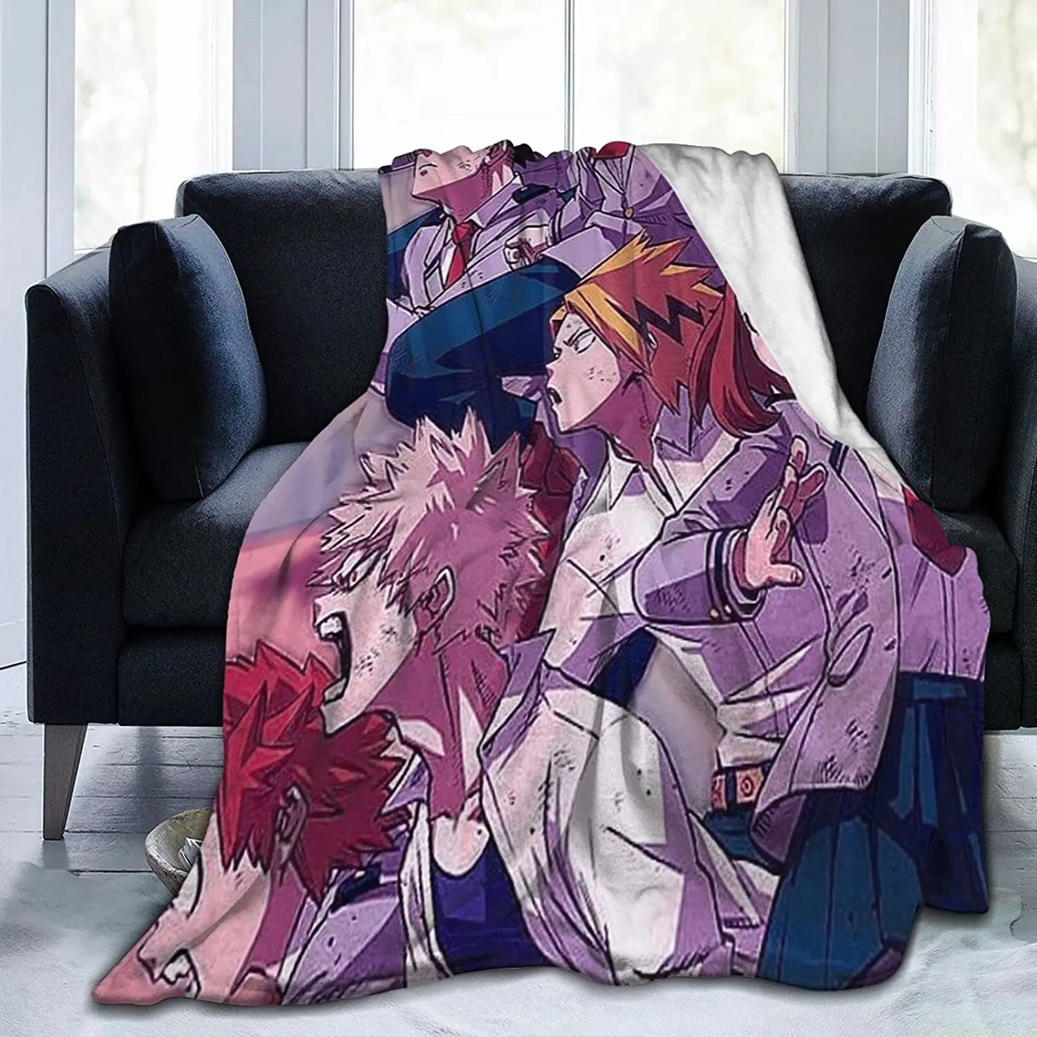 

Movie Game Anime & -36 Soft Flannel Blanket Lightweight Fleece Blanket Air Conditioner is Suitable for Bedroom Living Room Sofa