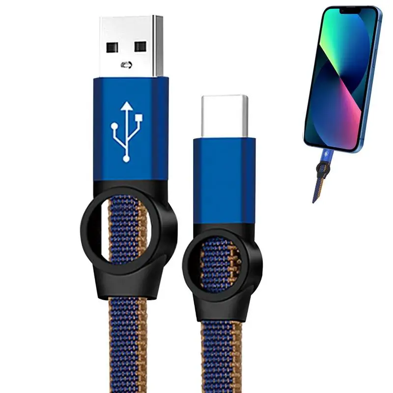Кабель USB Type-C для Huawei, сверхтолстый шнур для быстрой зарядки и передачи данных, 3 А, 1 метр