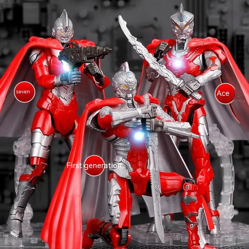 

Оригинальная экшн-игрушка Bandai Ultraman, 18 см, мульти-шарнирная подвижная Коллекционная Аниме Робот, хобби-игрушка, подарок на день рождения