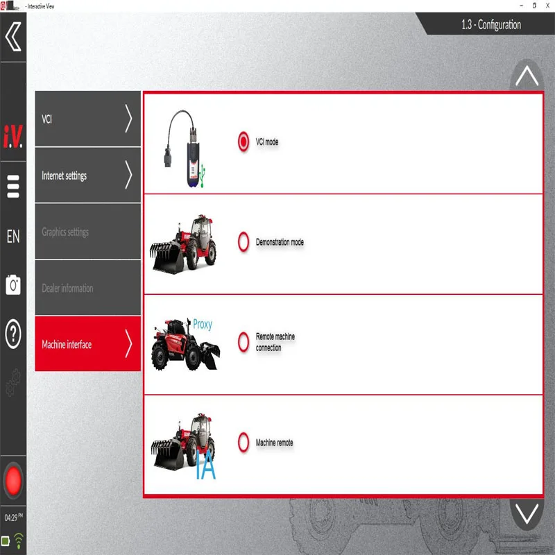 Для MANITOU iV Interactive View V2024.2 Подходит для EDL USB LINK2 Diag4MANITOU вилочного погрузчика